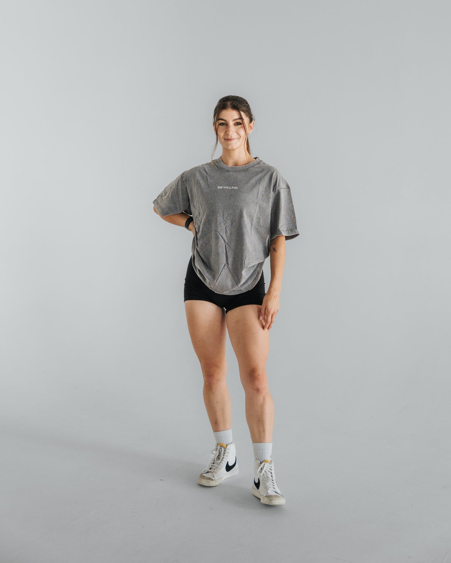 Collegiate Tee - Vintage Grey