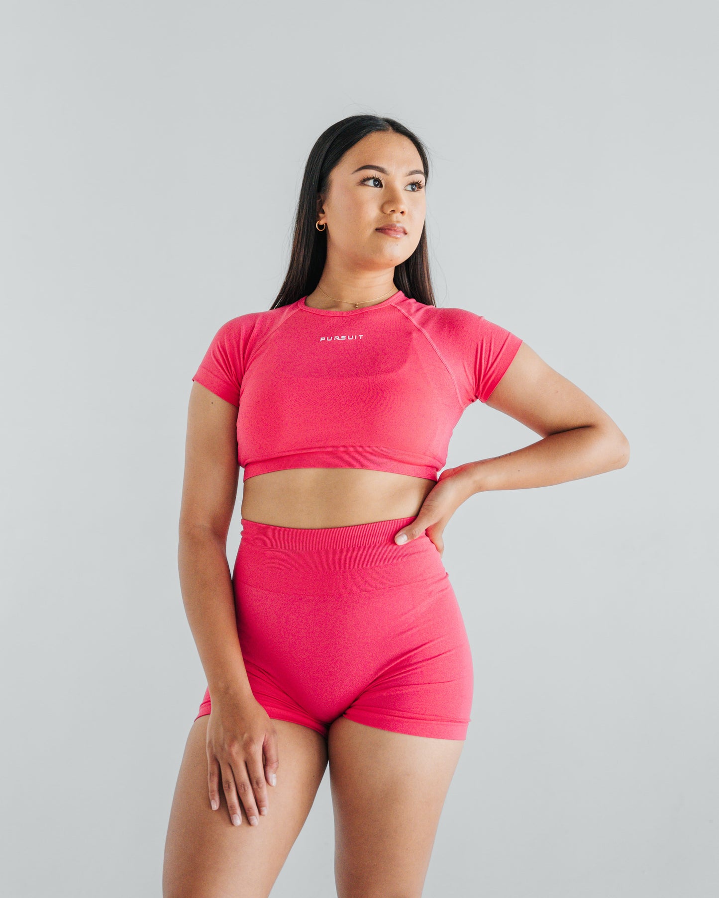 Identity Seamless Crop - Hot Pink