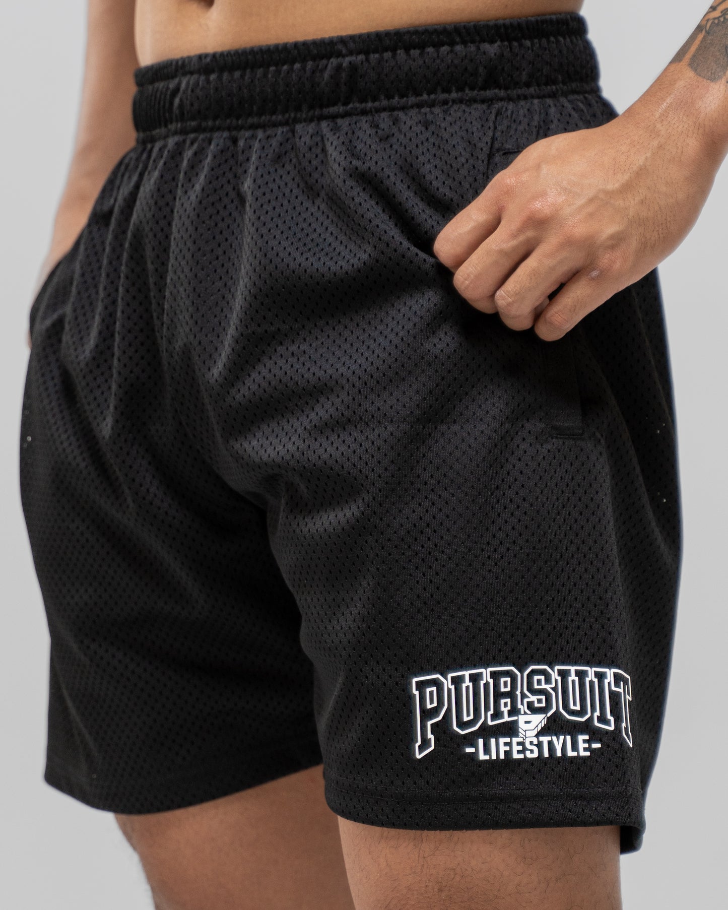 Collegiate Mesh Short - Black