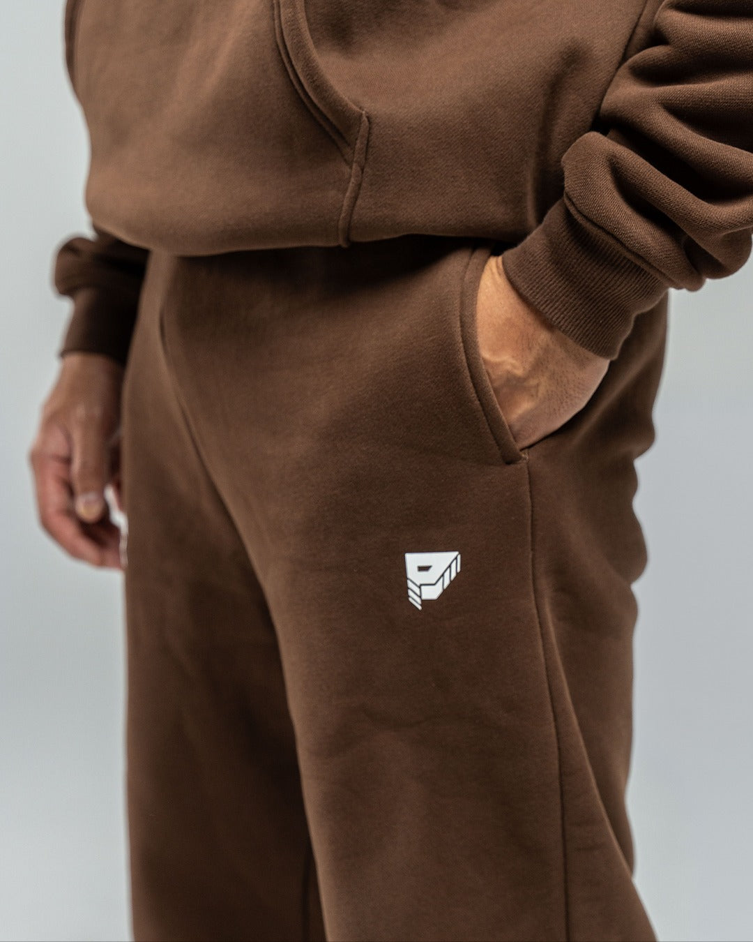 Premium Signature Sweat Pants - Brown