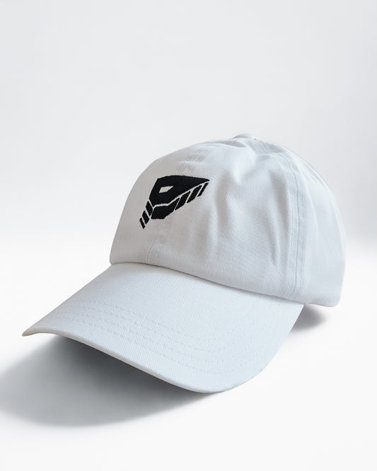 Relaxed Emblem Cap - White
