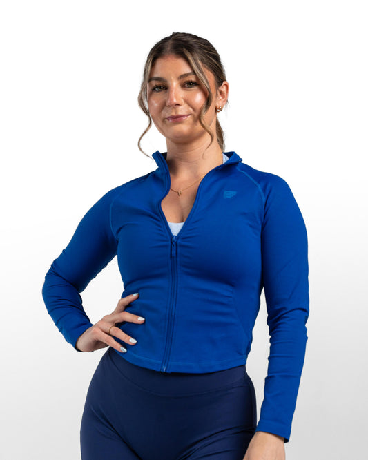 Aura Zip Up Jacket - Navy