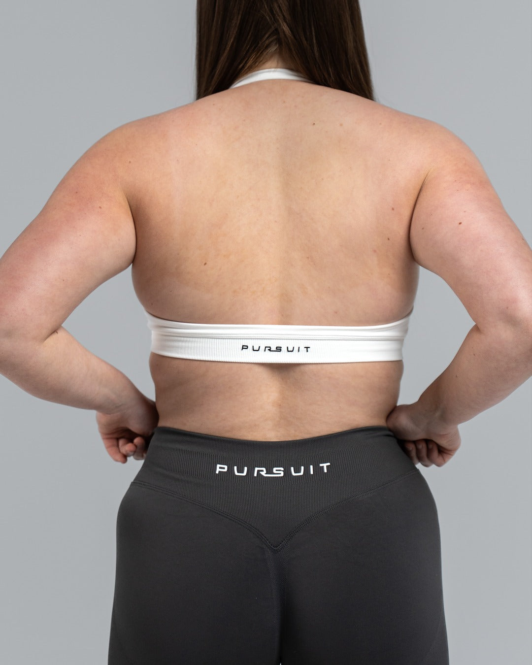 Helia Halter Bra - White