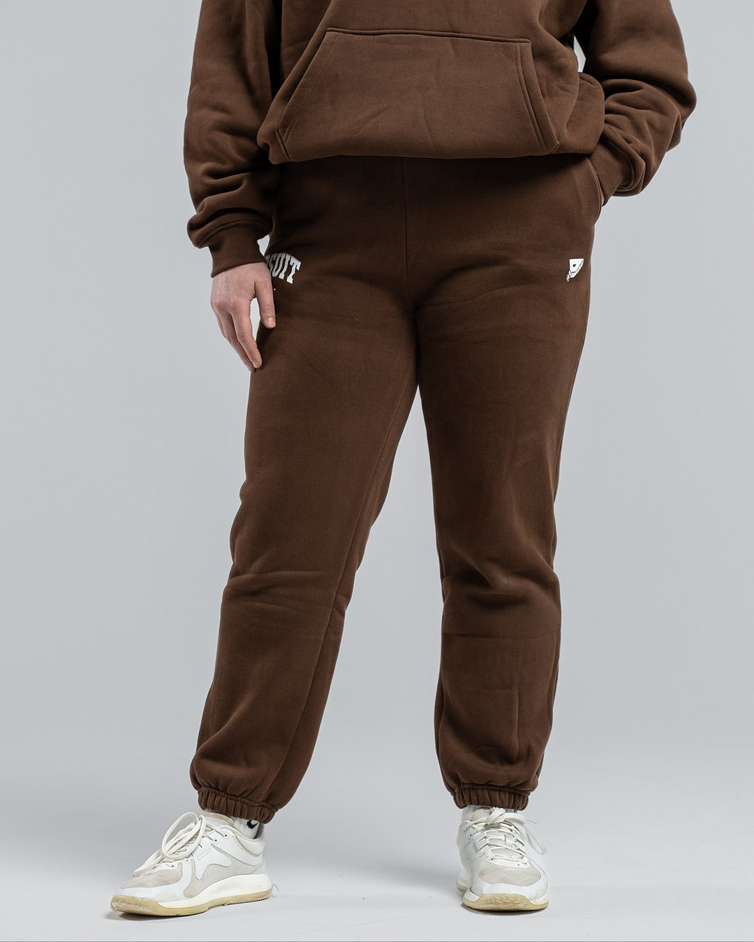 Premium Signature Sweat Pants - Brown