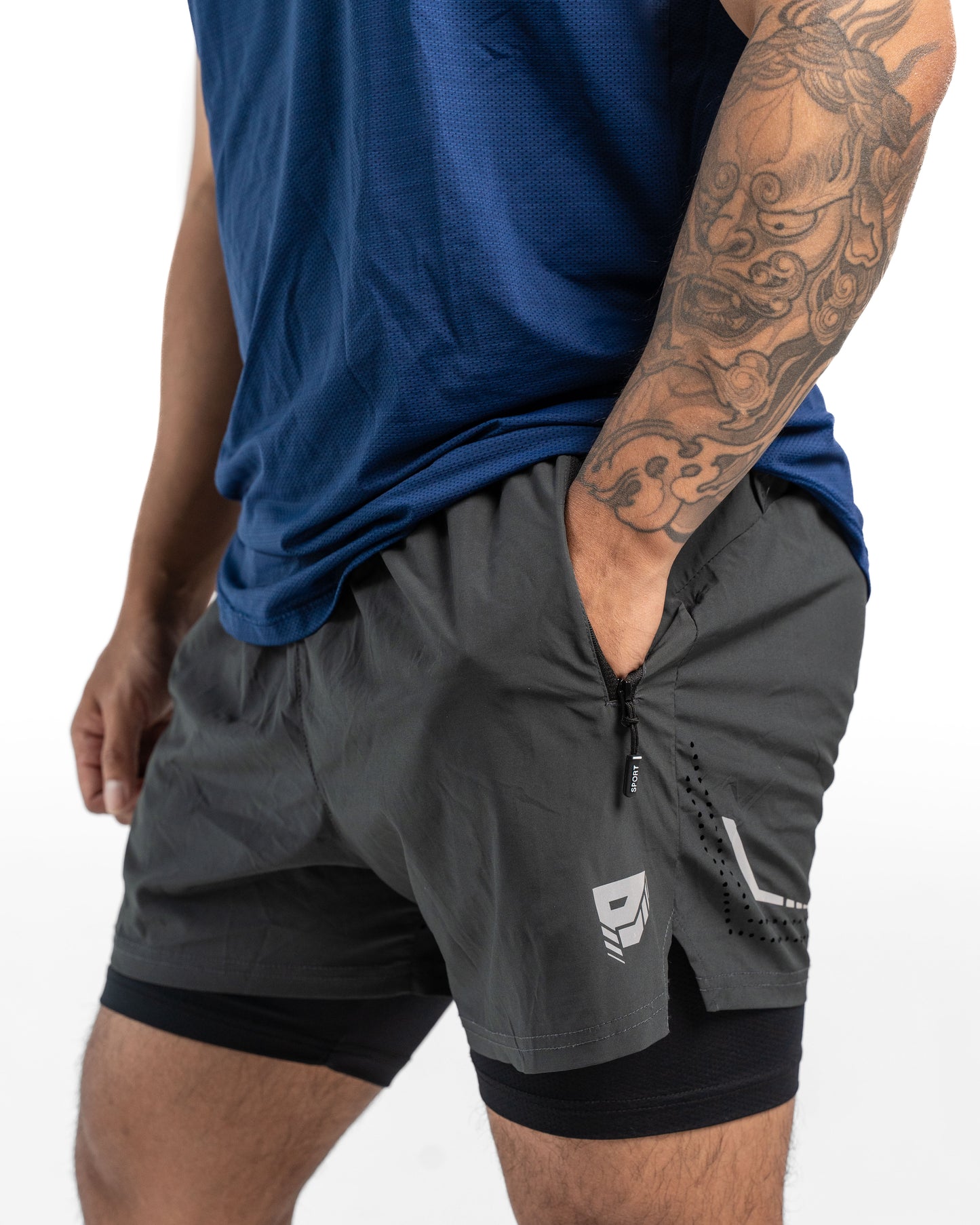 Endure Training Shorts - Charcoal Grey