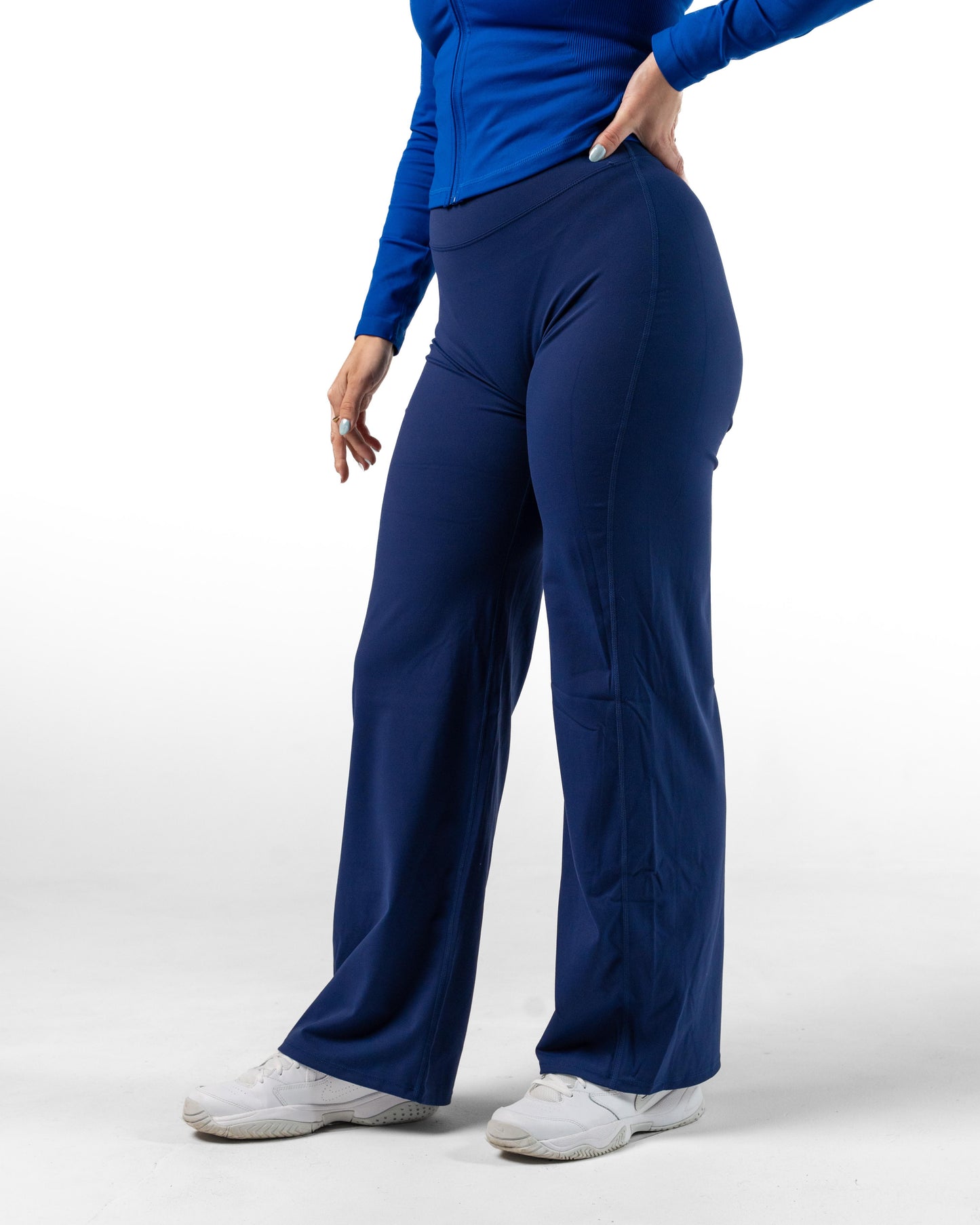 Aura Straight Leg Pants - Navy