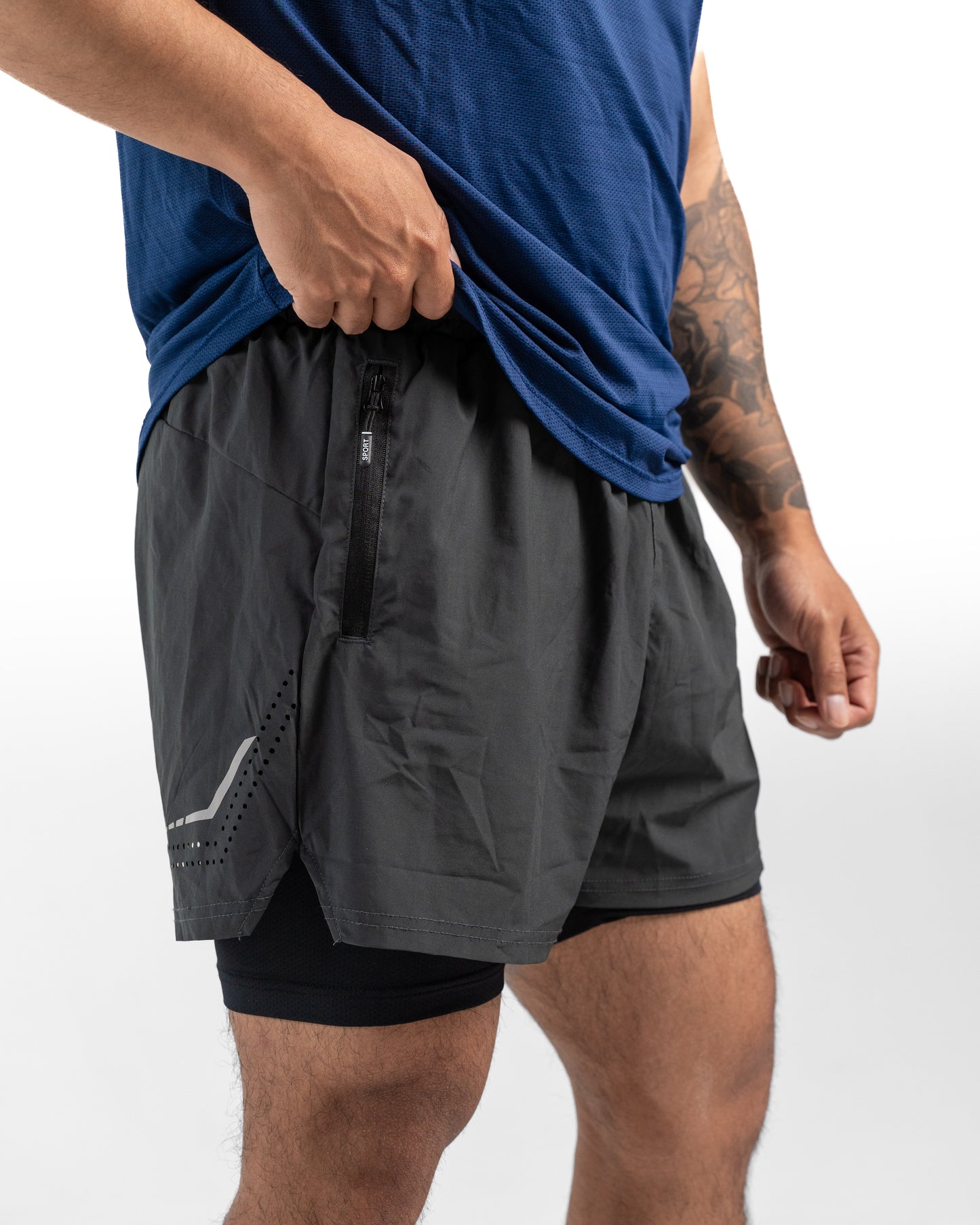 Endure Training Shorts - Charcoal Grey