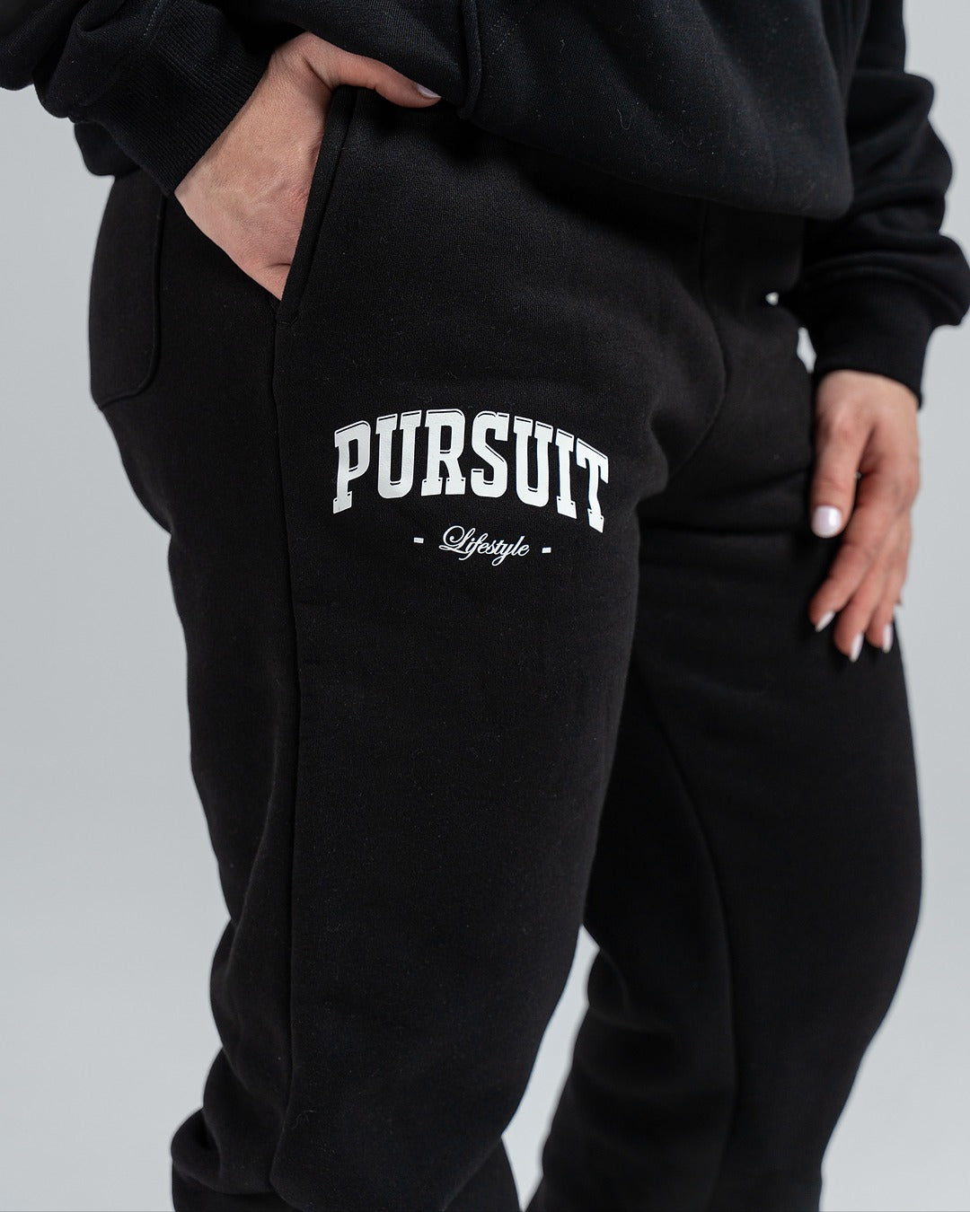 Premium Signature Sweat Pants - Black